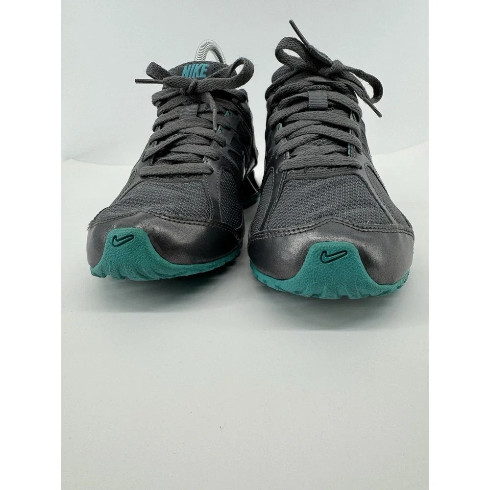 Nike Reax Run 6 Gray Teal Womens Running Sneakers Shoes Size 6.5 Athletic Y2K